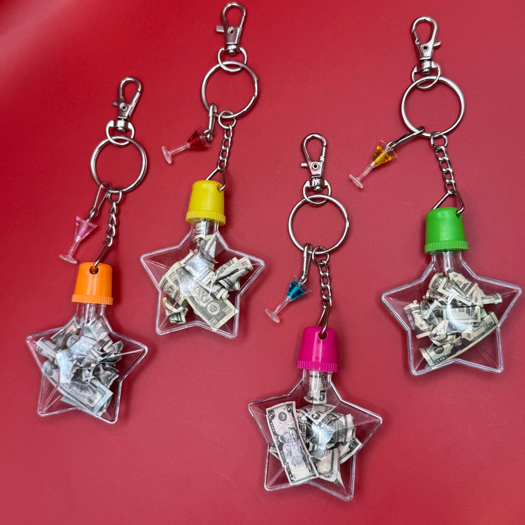 BAG CRAP x COSMOPOLITAN MAGAZINE: Cash Money Capsule Keychains
