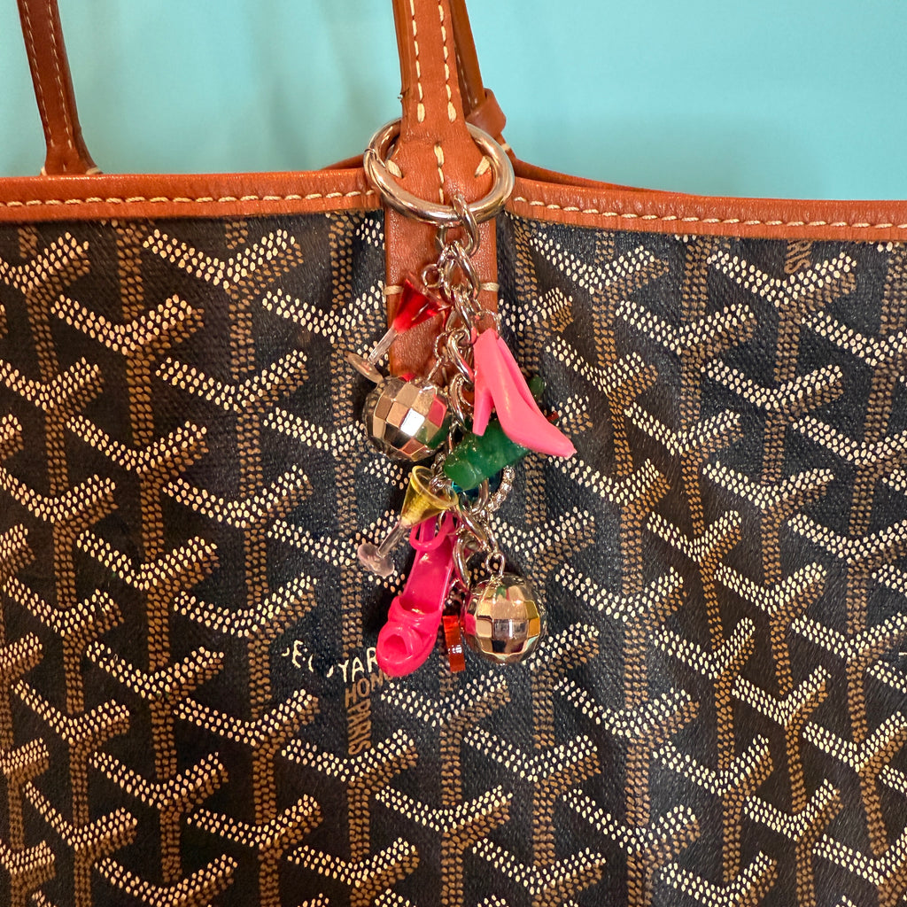 BAG CRAP x COSMOPOLITAN MAGAZINE: Vintage Pink Barbie Shoe CharmCharm Chain