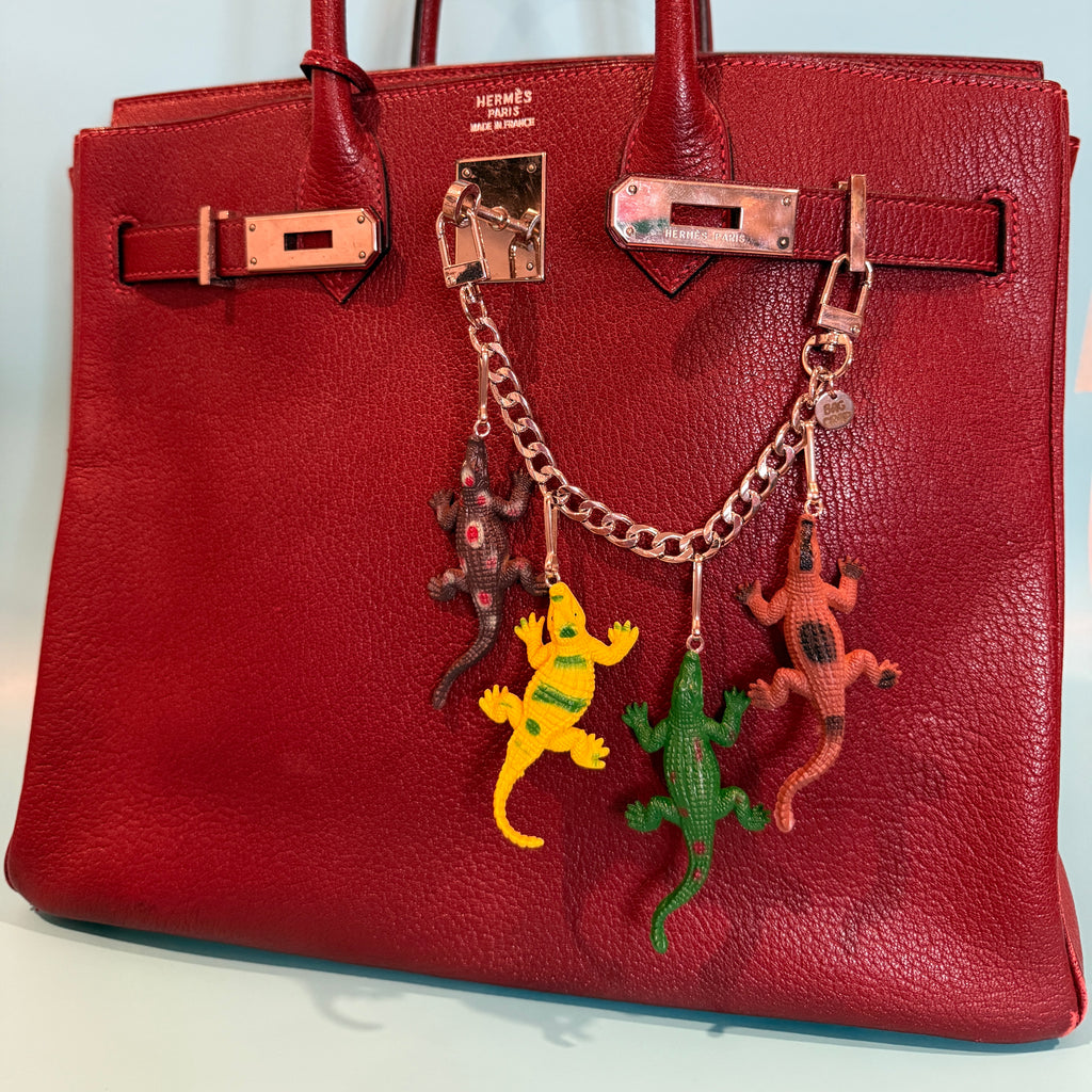 BAG CRAP x COSMOPOLITAN MAGAZINE: Alligator Bag Charm Chain