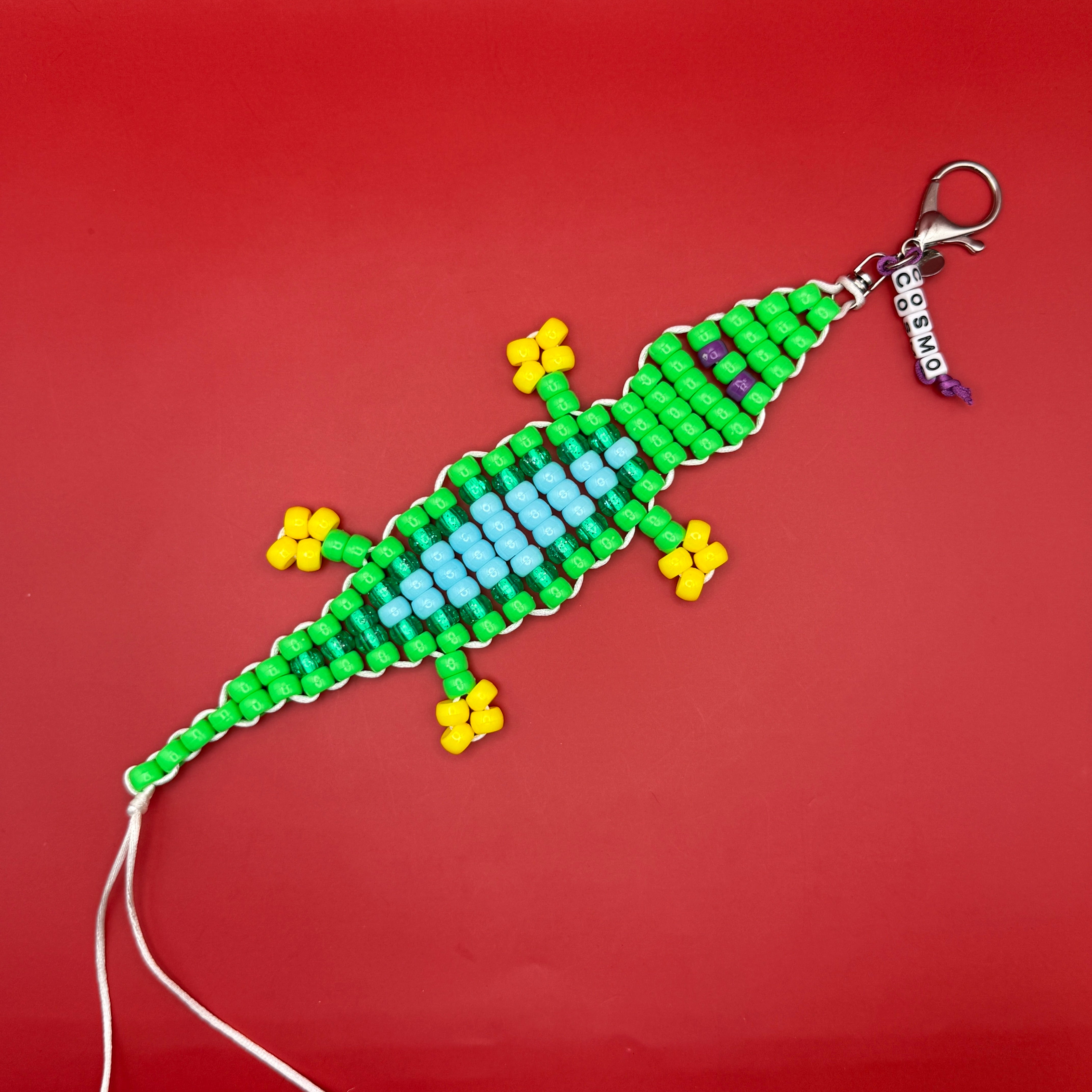 BAG CRAP Bead Buddy Alligator  s -  vintage keychain vintage charms for bag nostalgia vintage keychains y2k collectible - Bag Crap