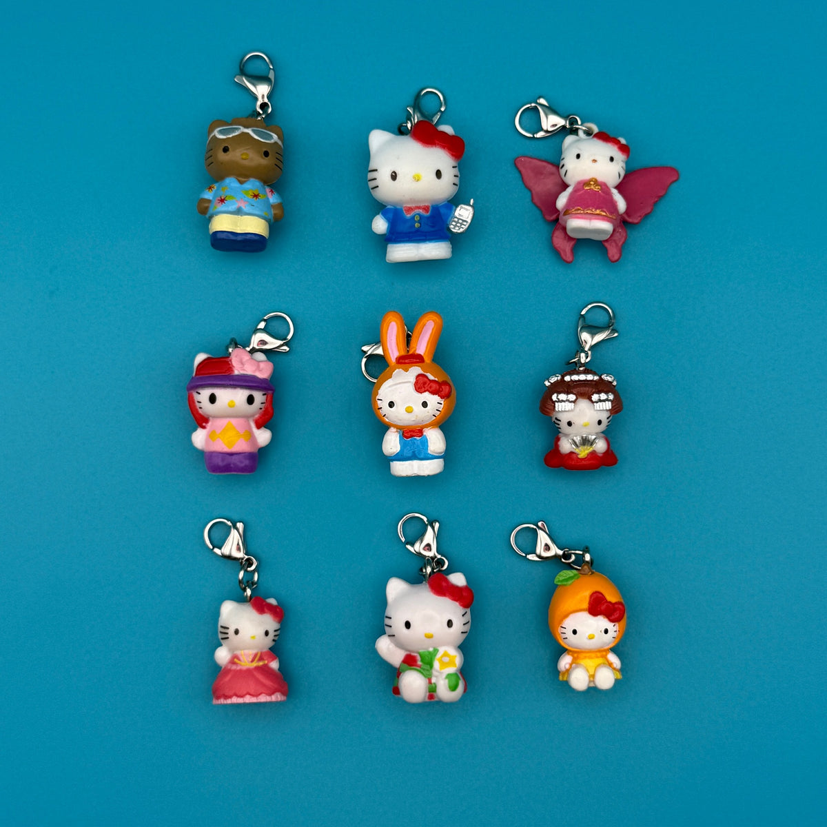 1” Mini Hello Kitty  s - hello kitty sanrio japan kawaii rare vintage keychain vintage charms for bag nostalgia vintage keychains y2k collectible - Bag Crap