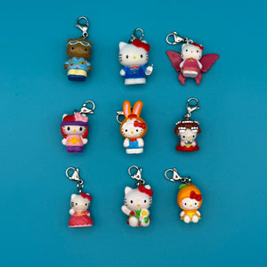 1” Mini Hello Kitty  s - hello kitty sanrio japan kawaii rare vintage keychain vintage charms for bag nostalgia vintage keychains y2k collectible - Bag Crap