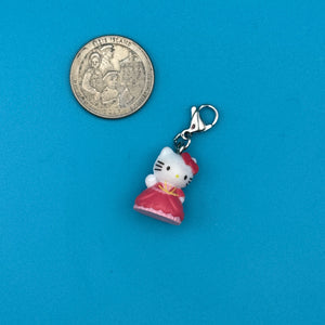 1” Mini Hello Kitty  s - hello kitty sanrio japan kawaii rare vintage keychain vintage charms for bag nostalgia vintage keychains y2k collectible - Bag Crap
