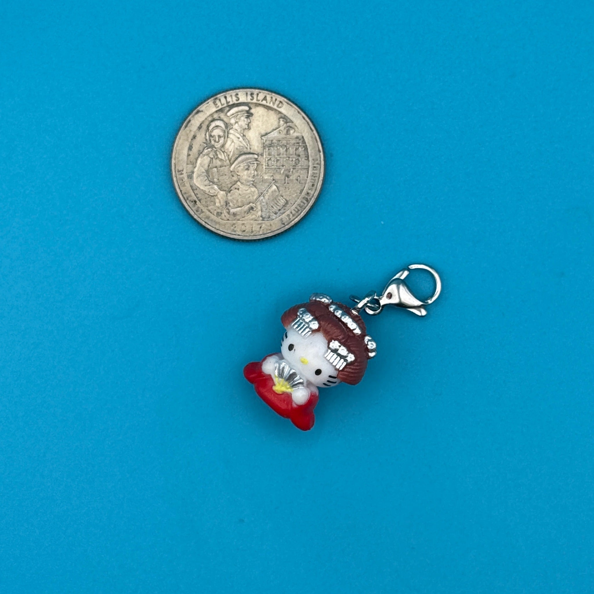 1” Mini Hello Kitty  s - hello kitty sanrio japan kawaii rare vintage keychain vintage charms for bag nostalgia vintage keychains y2k collectible - Bag Crap