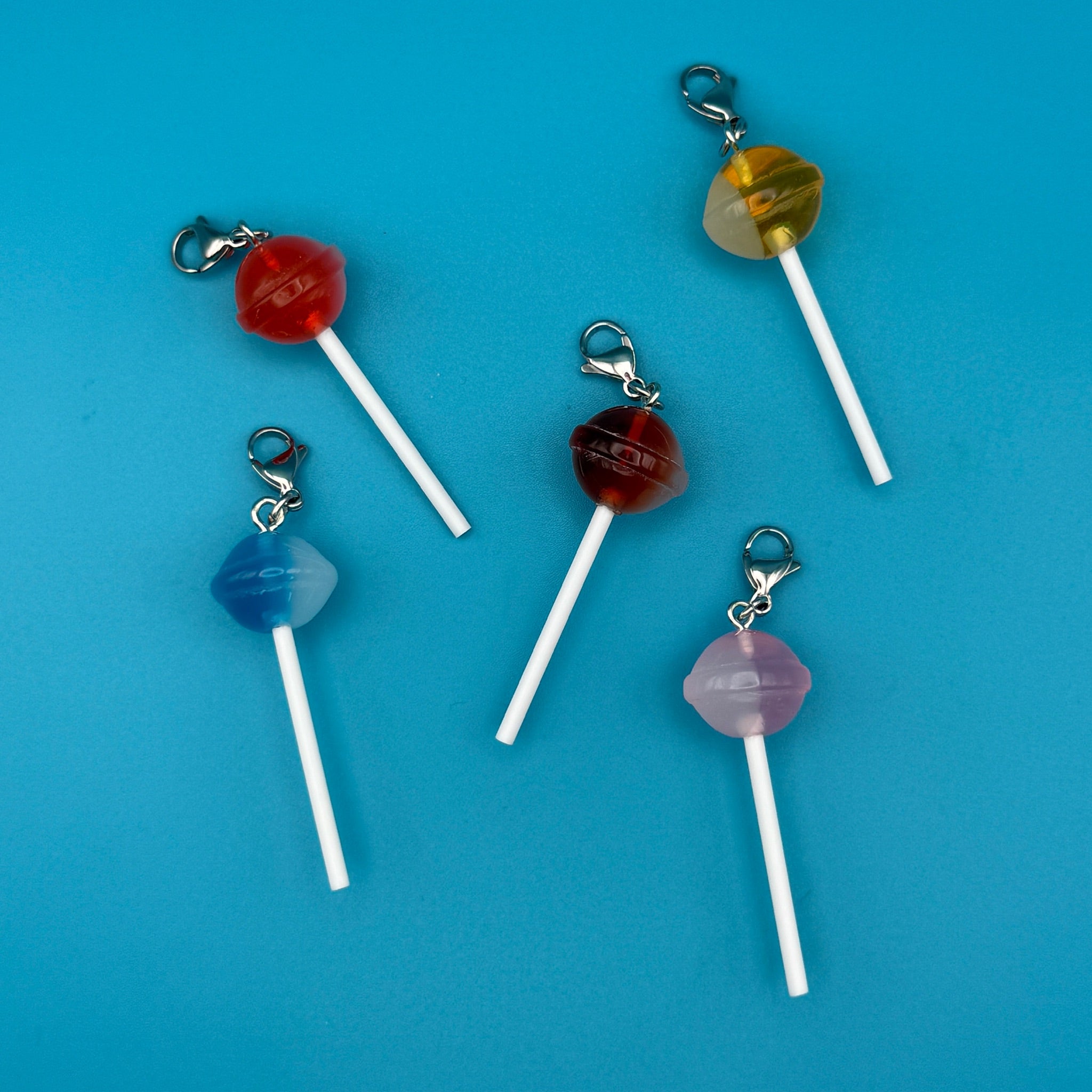 Mini Lollipop Candy  s -  vintage keychain vintage charms for bag nostalgia vintage keychains y2k collectible - Bag Crap