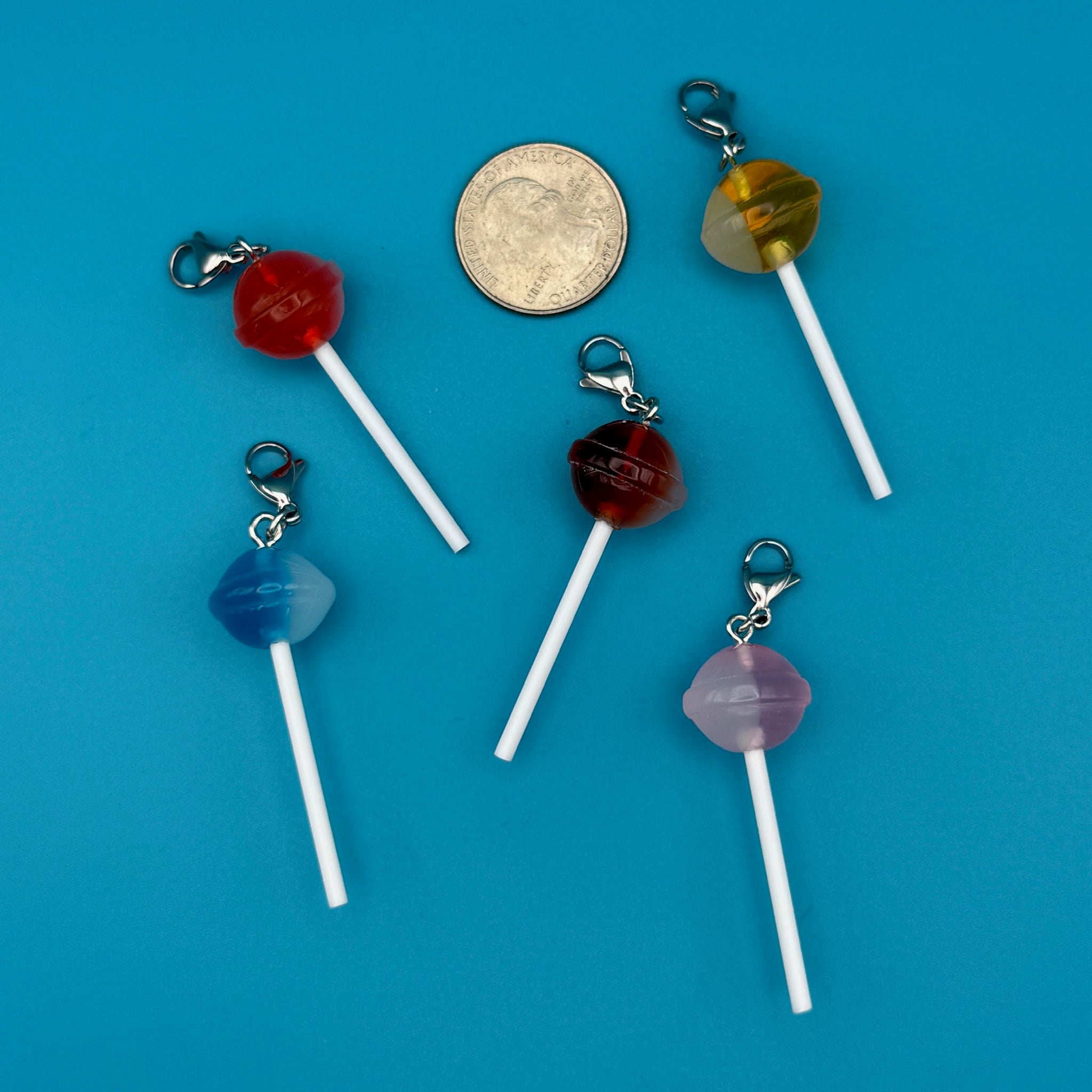 Mini Lollipop Candy  s -  vintage keychain vintage charms for bag nostalgia vintage keychains y2k collectible - Bag Crap