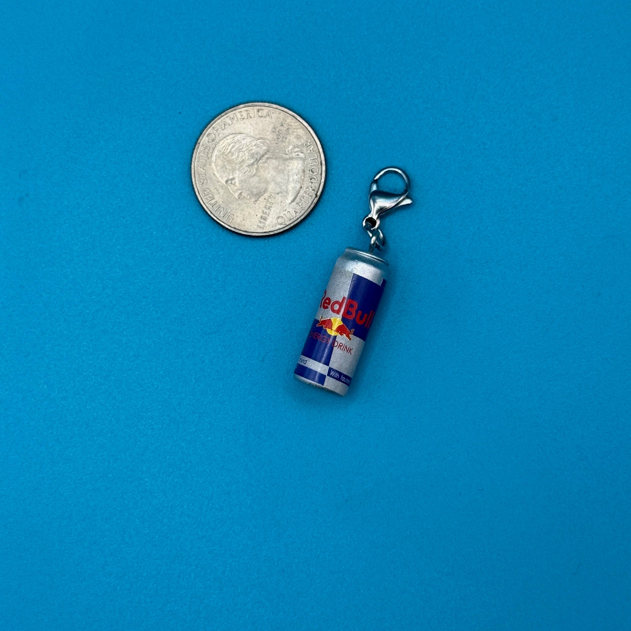 Mini Red Bull Energy Drink -  vintage keychain vintage charms for bag nostalgia vintage keychains y2k collectible - Bag Crap