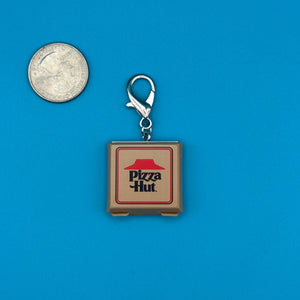 Mini Pizza Hut Pizza -  vintage keychain vintage charms for bag nostalgia vintage keychains y2k collectible - Bag Crap