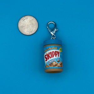 Mini Skippy Creamy Peanut Butter -  vintage keychain vintage charms for bag nostalgia vintage keychains y2k collectible - Bag Crap