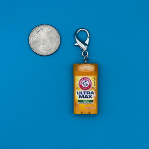 Mini Arm & Hammer Ultra Max Deodorant -  vintage keychain vintage charms for bag nostalgia vintage keychains y2k collectible - Bag Crap