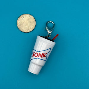 RARE Mini Sonic Drink -  vintage keychain vintage charms for bag nostalgia vintage keychains y2k collectible - Bag Crap