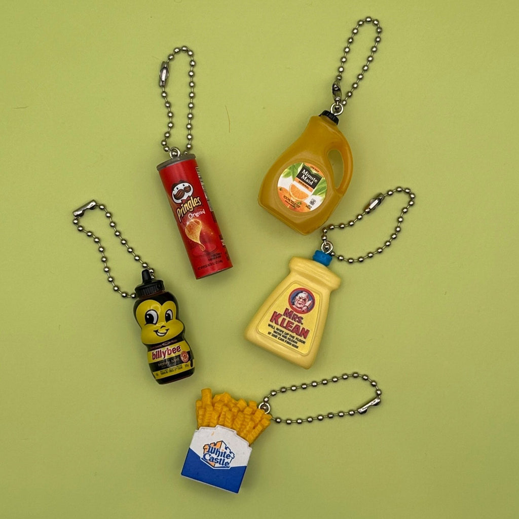 Assorted Mini Food & Grocery Bag Charms
