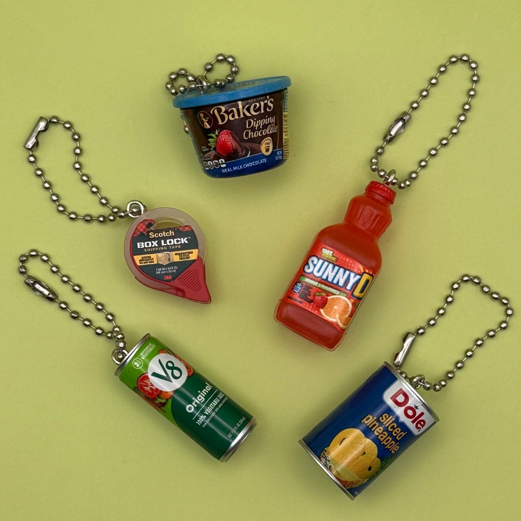 Assorted Mini Food & Grocery Bag Charms