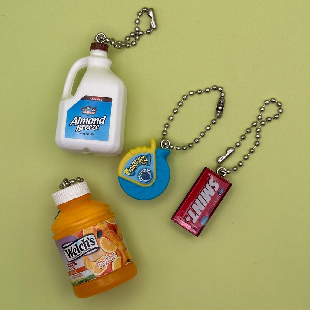 Assorted Mini Food & Grocery Bag Charms