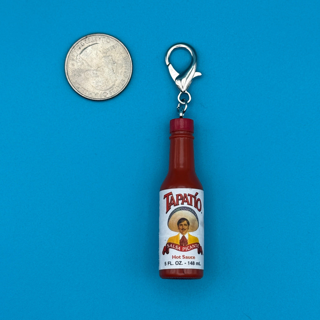 Mini Tapatío Hot Sauce Bag Charm