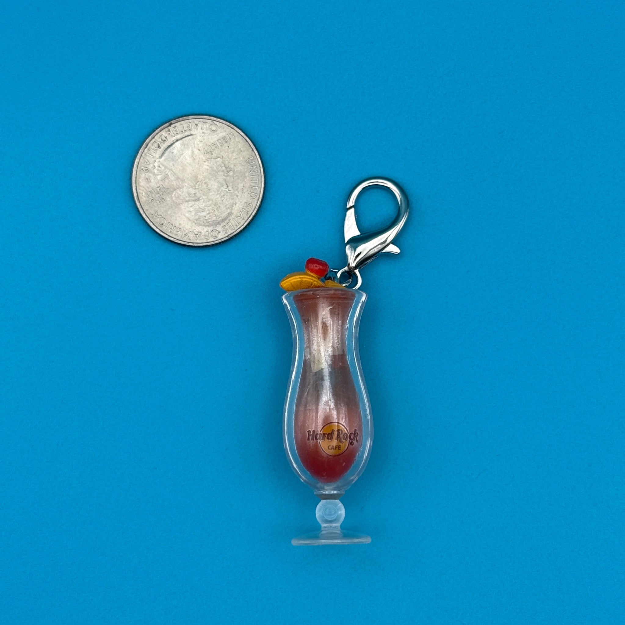 Mini Hard Rock Cafe Drink -  vintage keychain vintage charms for bag nostalgia vintage keychains y2k collectible - Bag Crap
