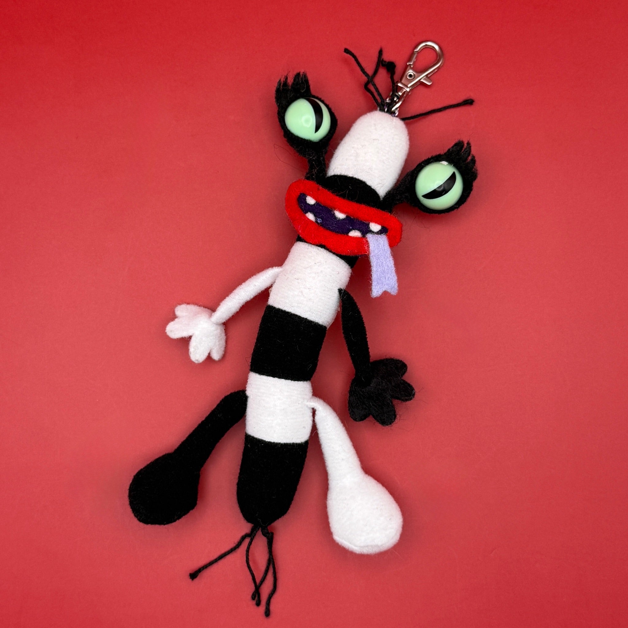 PRE-ORDER  90's Aaahh!!! Real Monsters Oblina Plush -  vintage keychain vintage charms for bag nostalgia vintage keychains y2k collectible - Bag Crap