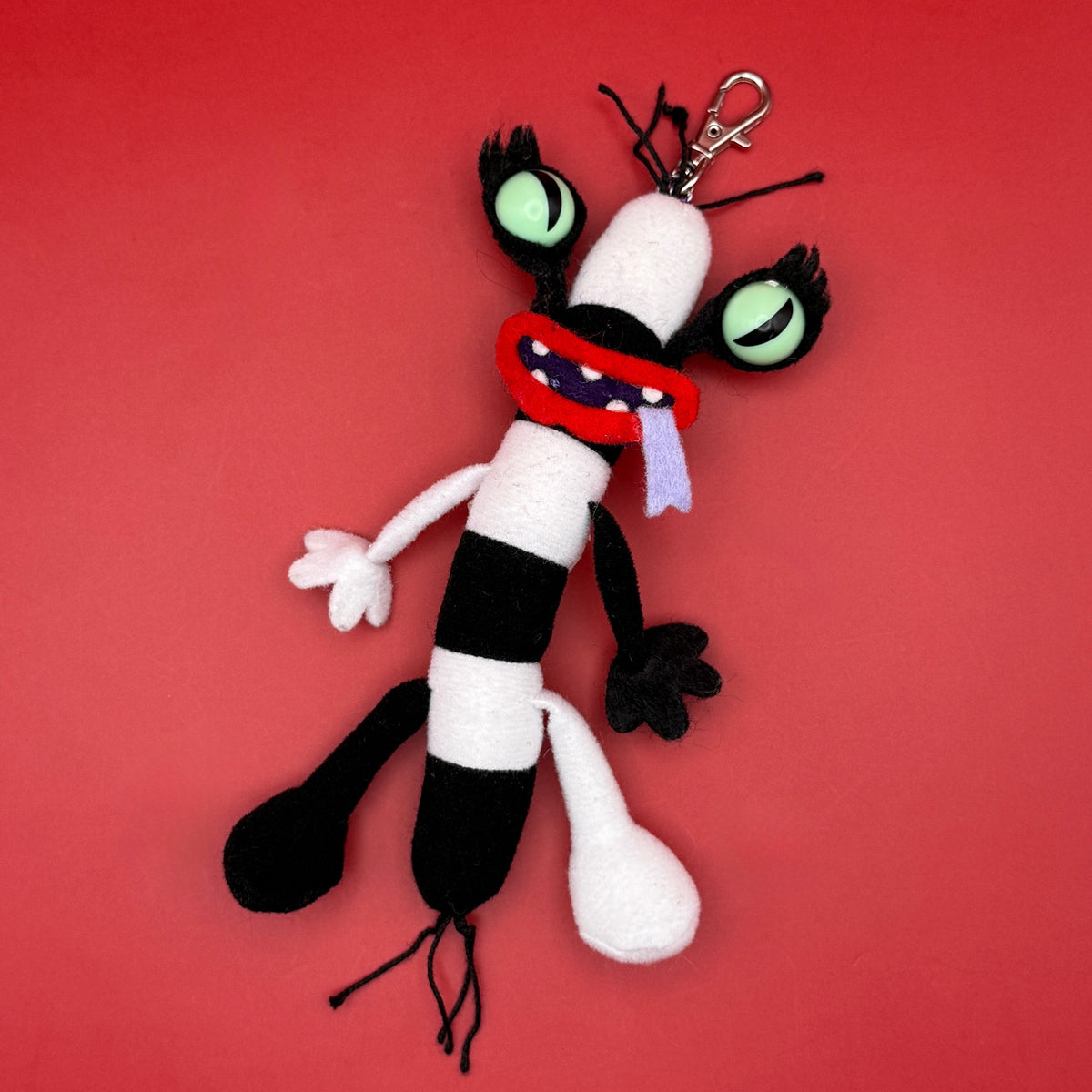 PRE-ORDER  90's Aaahh!!! Real Monsters Oblina Plush -  vintage keychain vintage charms for bag nostalgia vintage keychains y2k collectible - Bag Crap