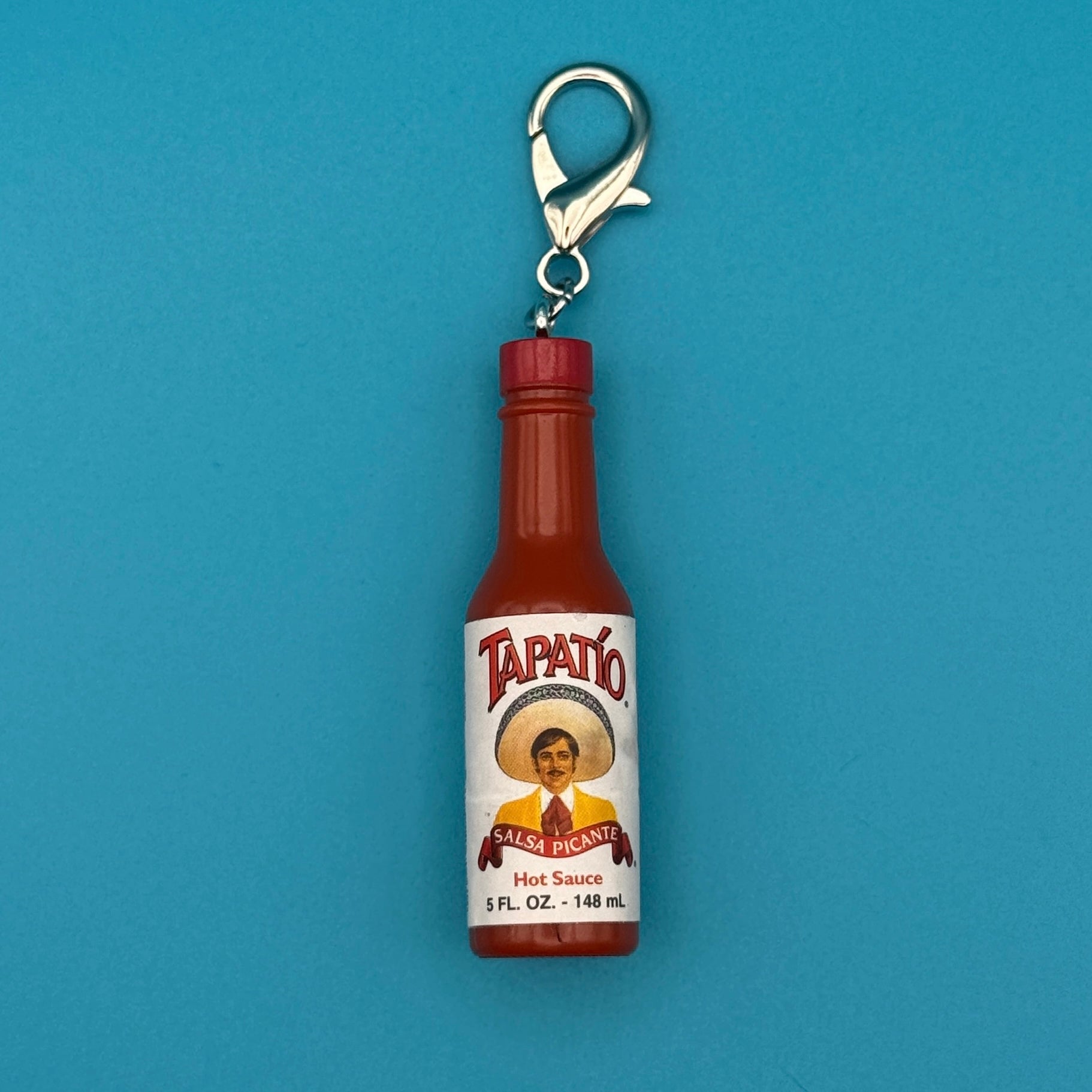 Mini Tapatío Hot Sauce -  vintage keychain vintage charms for bag nostalgia vintage keychains y2k collectible - Bag Crap