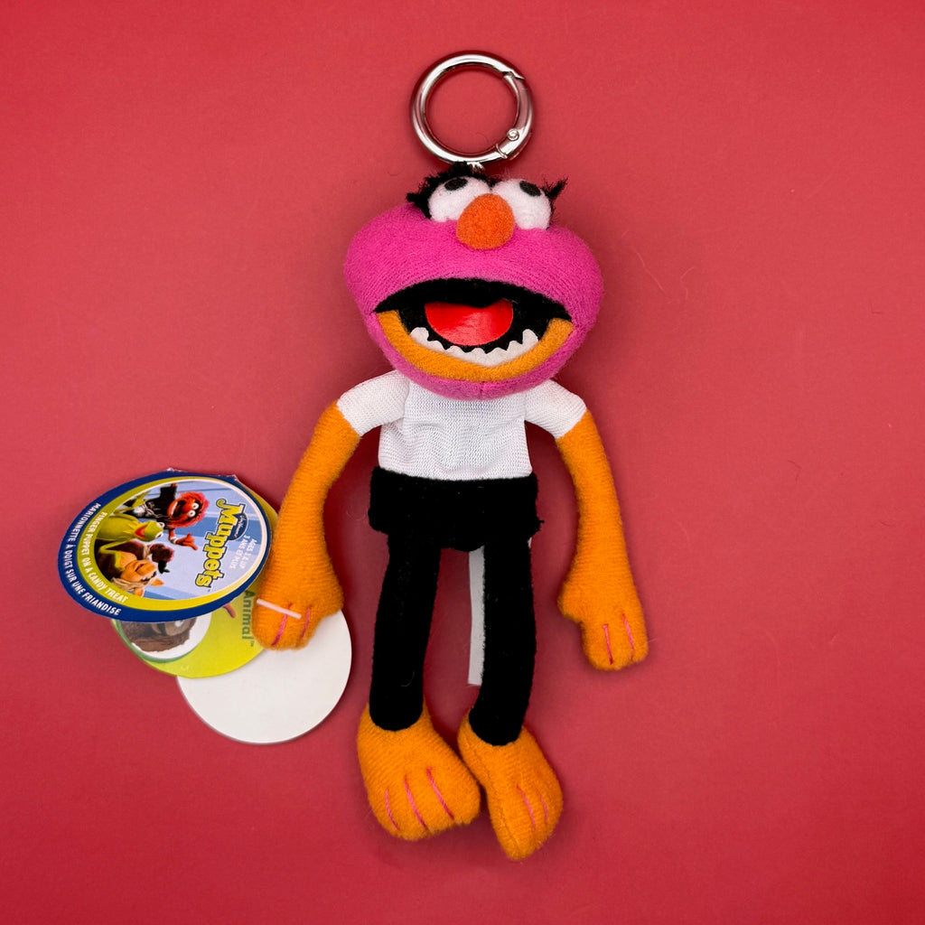 Vintage Y2K Muppets Animal Mini Plushie Bag Charm
