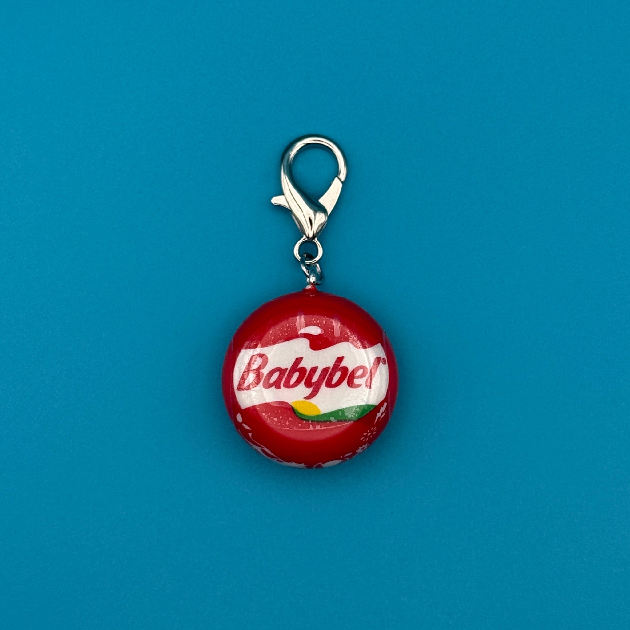 Mini Red Babybel Cheese -  vintage keychain vintage charms for bag nostalgia vintage keychains y2k collectible - Bag Crap