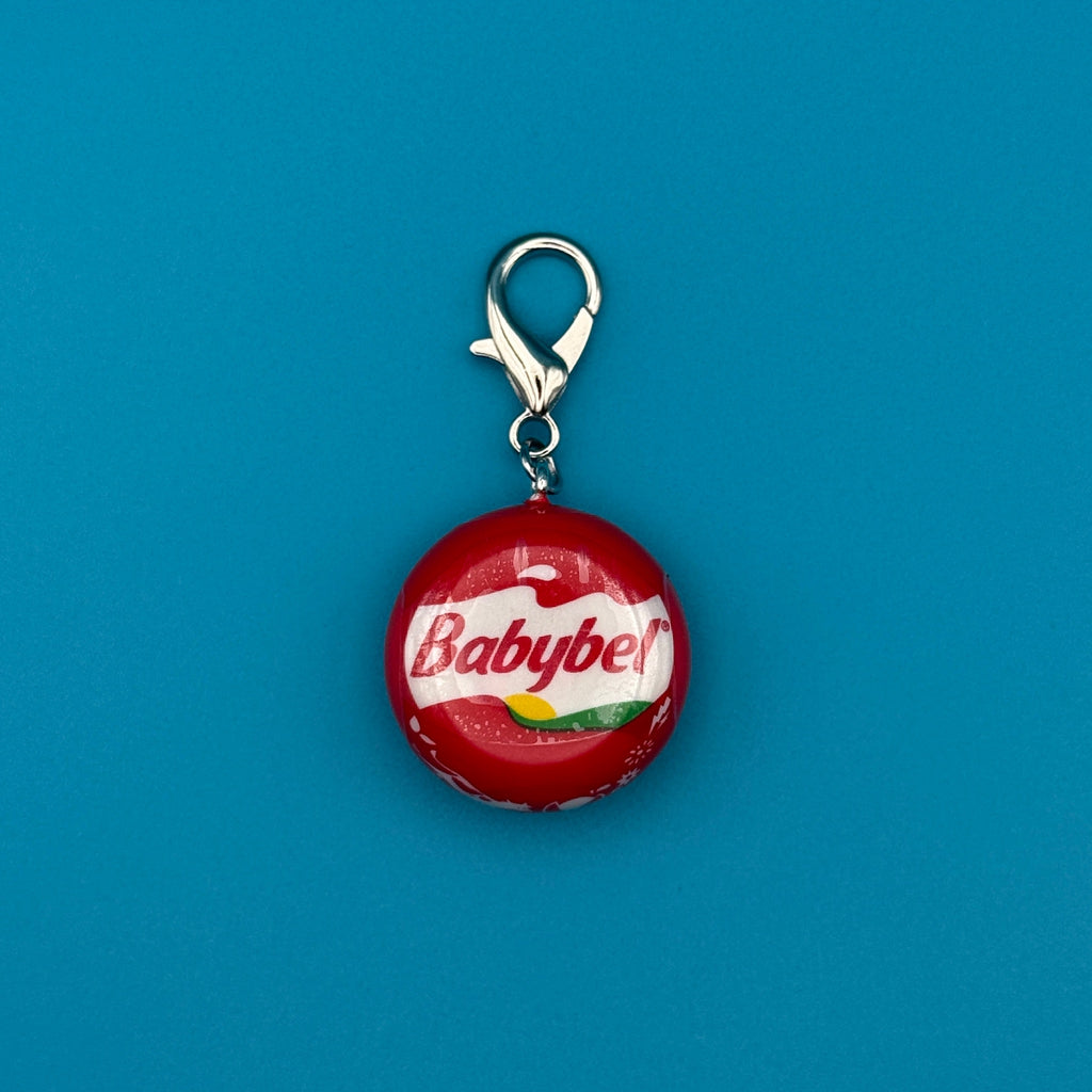 Mini Red Babybel Cheese Bag Charm