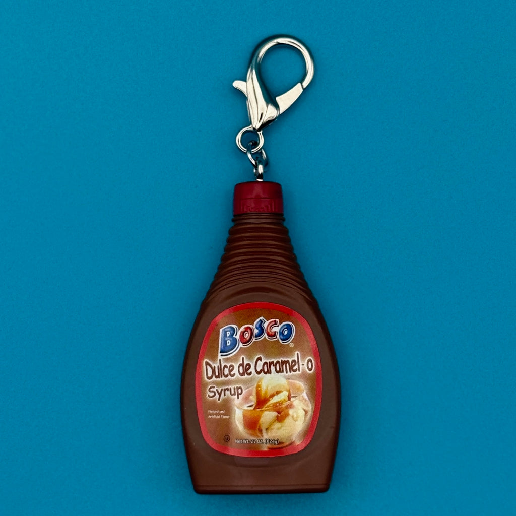 Mini Bosco Dulce de Caramel-O Syrup Bag Charm