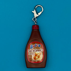 Mini Bosco Dulce de Caramel-O Syrup -  vintage keychain vintage charms for bag nostalgia vintage keychains y2k collectible - Bag Crap