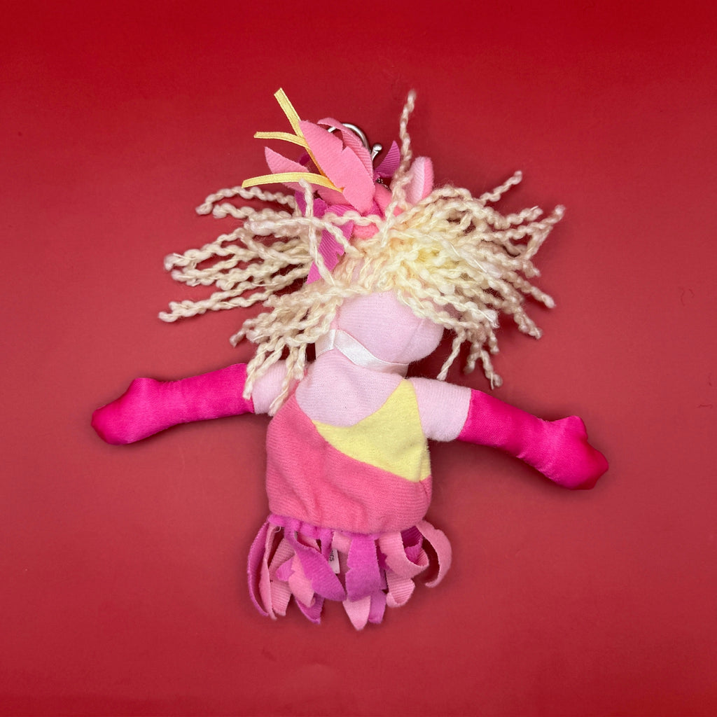 Vintage 1996 Miss Piggy Avon Pink Plushie Bag Charm