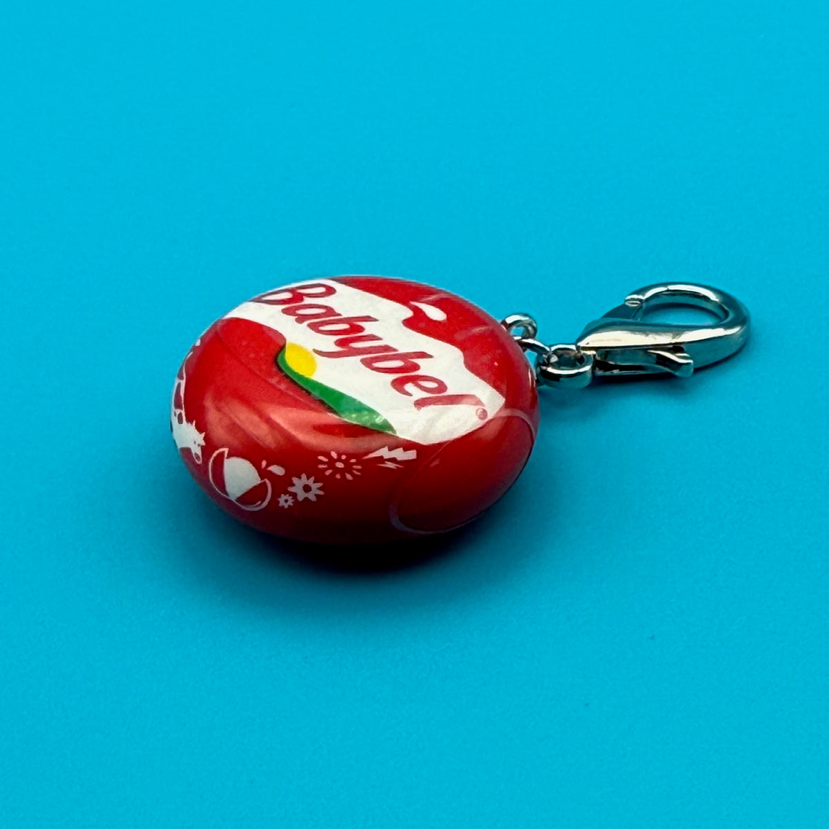 Mini Red Babybel Cheese -  vintage keychain vintage charms for bag nostalgia vintage keychains y2k collectible - Bag Crap