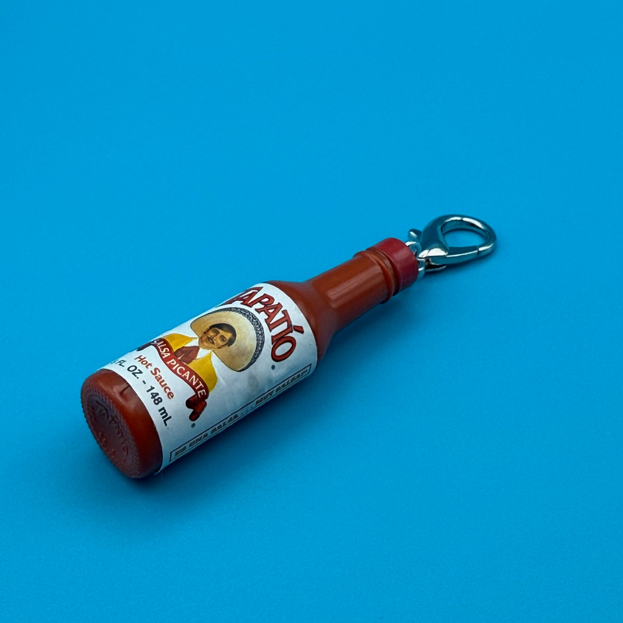 Mini Tapatío Hot Sauce -  vintage keychain vintage charms for bag nostalgia vintage keychains y2k collectible - Bag Crap
