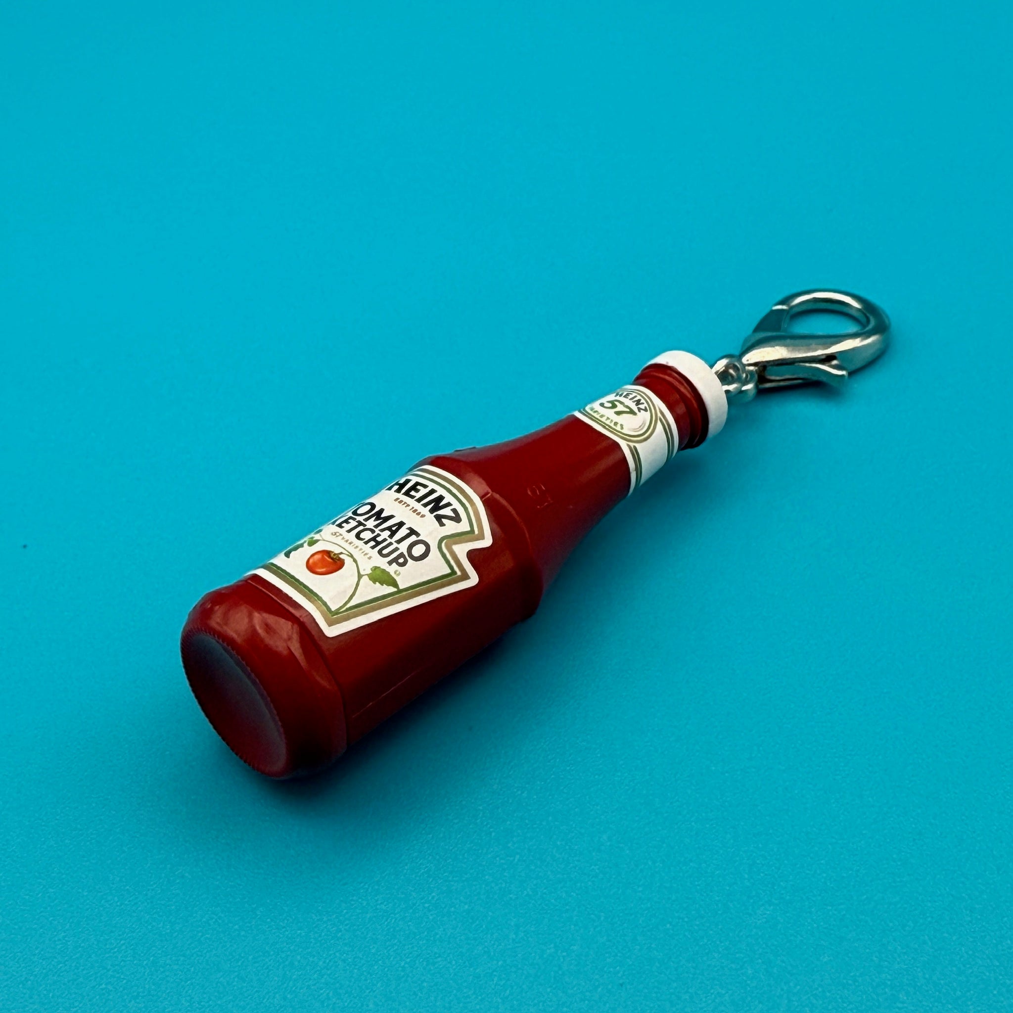 Mini Heinz Tomato Ketchup -  vintage keychain vintage charms for bag nostalgia vintage keychains y2k collectible - Bag Crap
