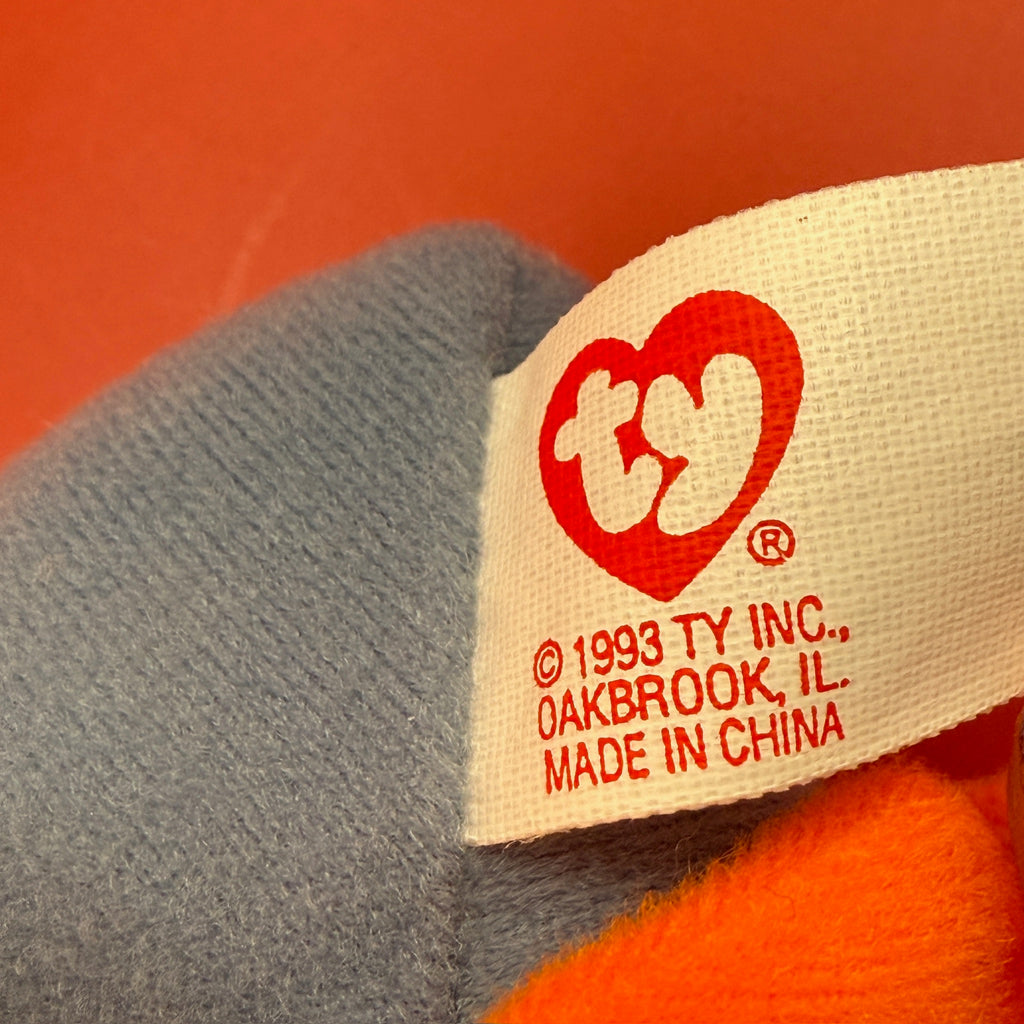 Vintage Teenie Beanie Baby 'Scoop' the Pellican Plushie Bag Charm