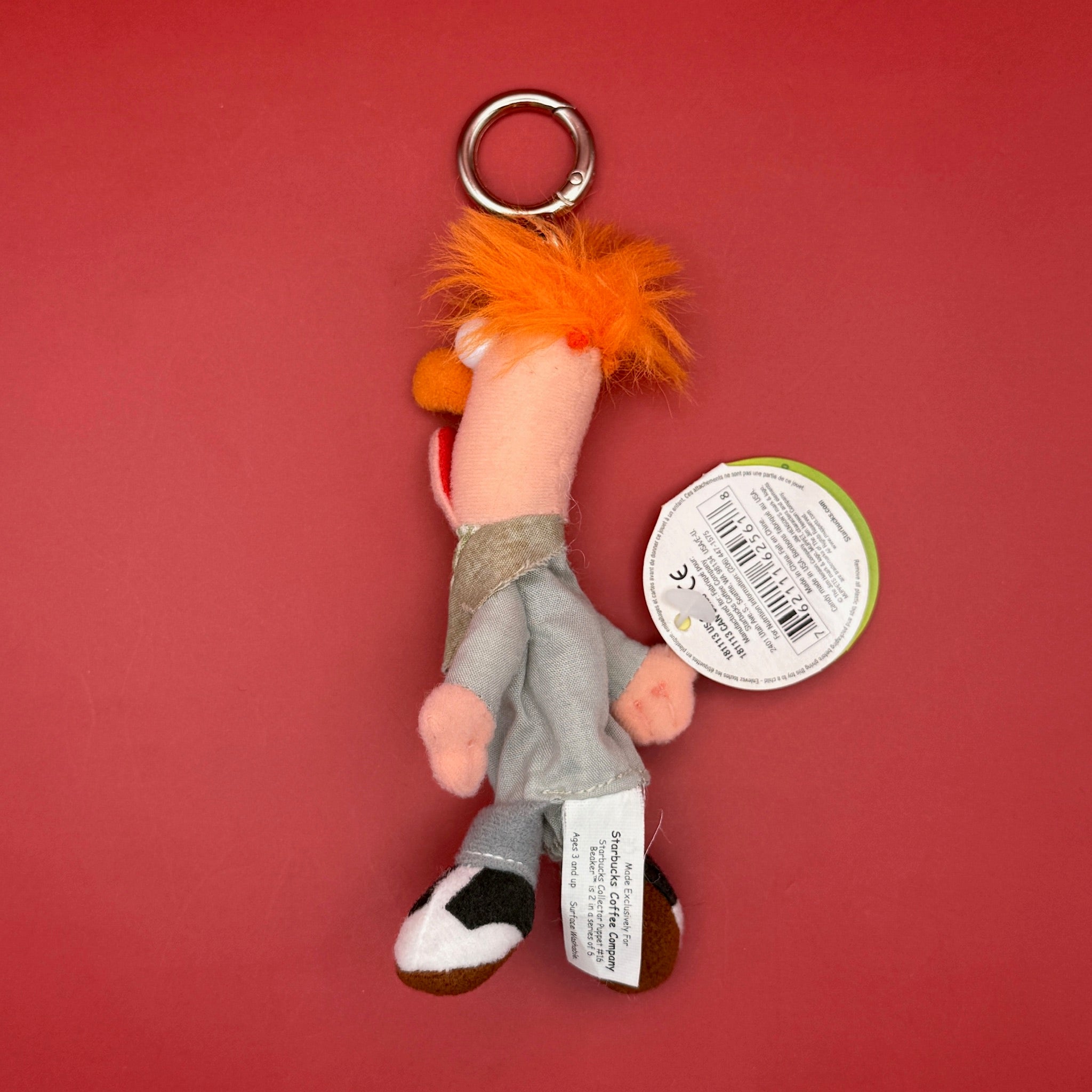 Beaker Muppets Mini -  vintage keychain vintage charms for bag nostalgia vintage keychains y2k collectible - Bag Crap
