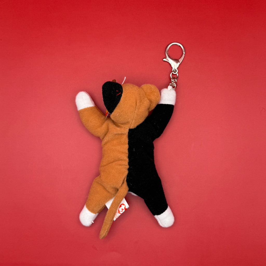 Vintage Teanie Beenie Baby 'Chip' the Cat Plushie Bag Charm
