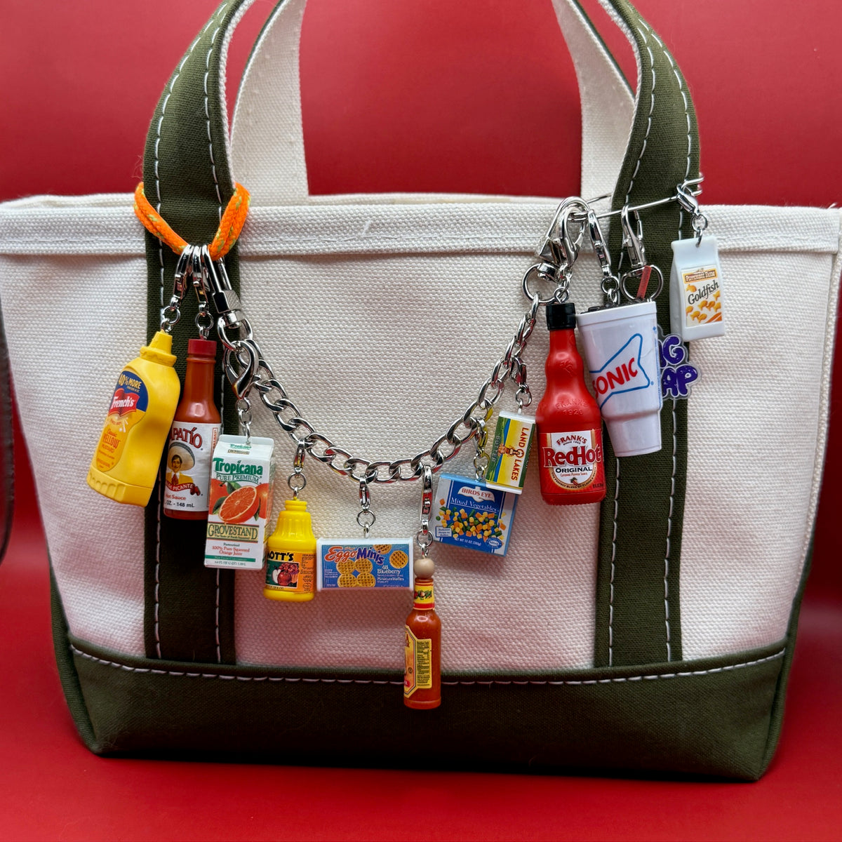 Mini Tapatio Hot Sauce Bag Charm