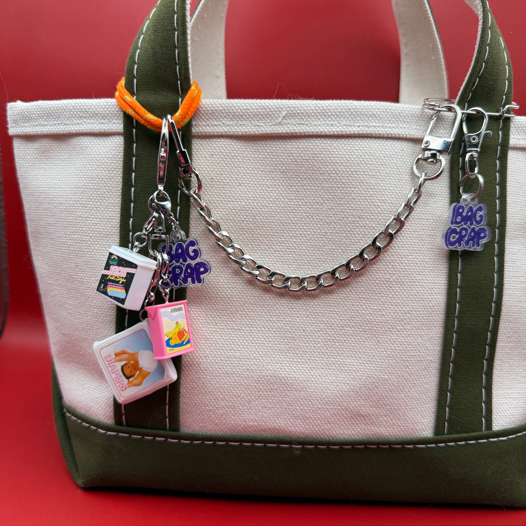 4'  '90s Mini Trinket   Set - vintage bag charm packs nostalgia vintage y2k vintage keychain vintage charms for bag nostalgia vintage keychains y2k collectible - Bag Crap