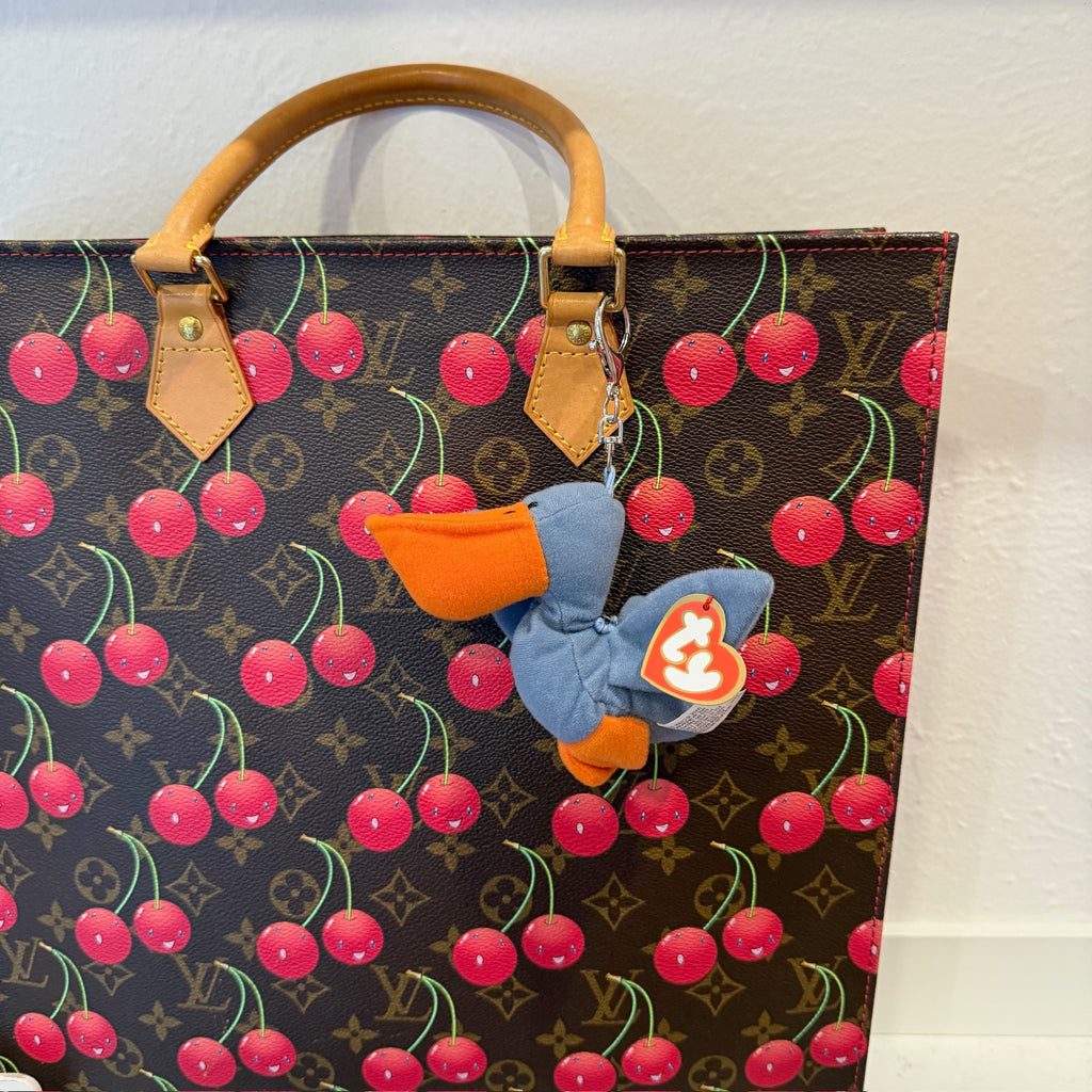 Vintage Teenie Beanie Baby 'Scoop' the Pellican Plushie Bag Charm