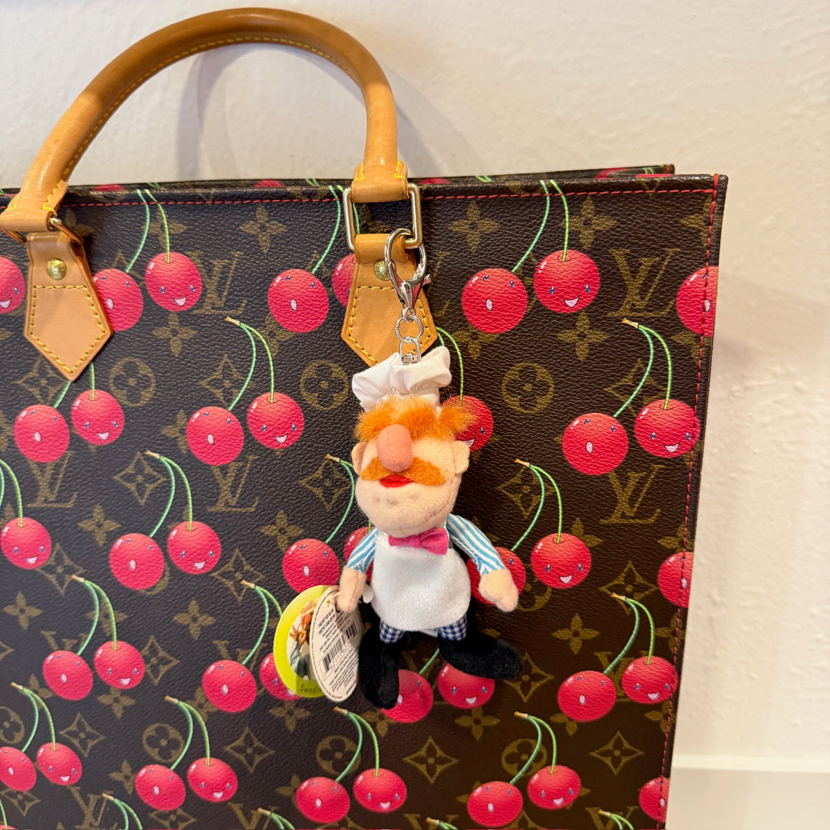 Vintage Swedish Chef Muppets Plush Bag Charm