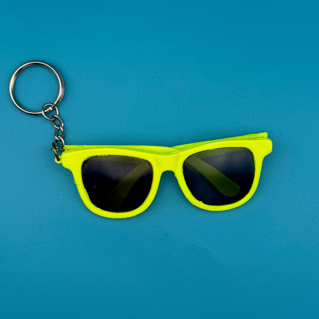 Vintage 80's Neon Colorful Retro Keychain Collection: You Pick