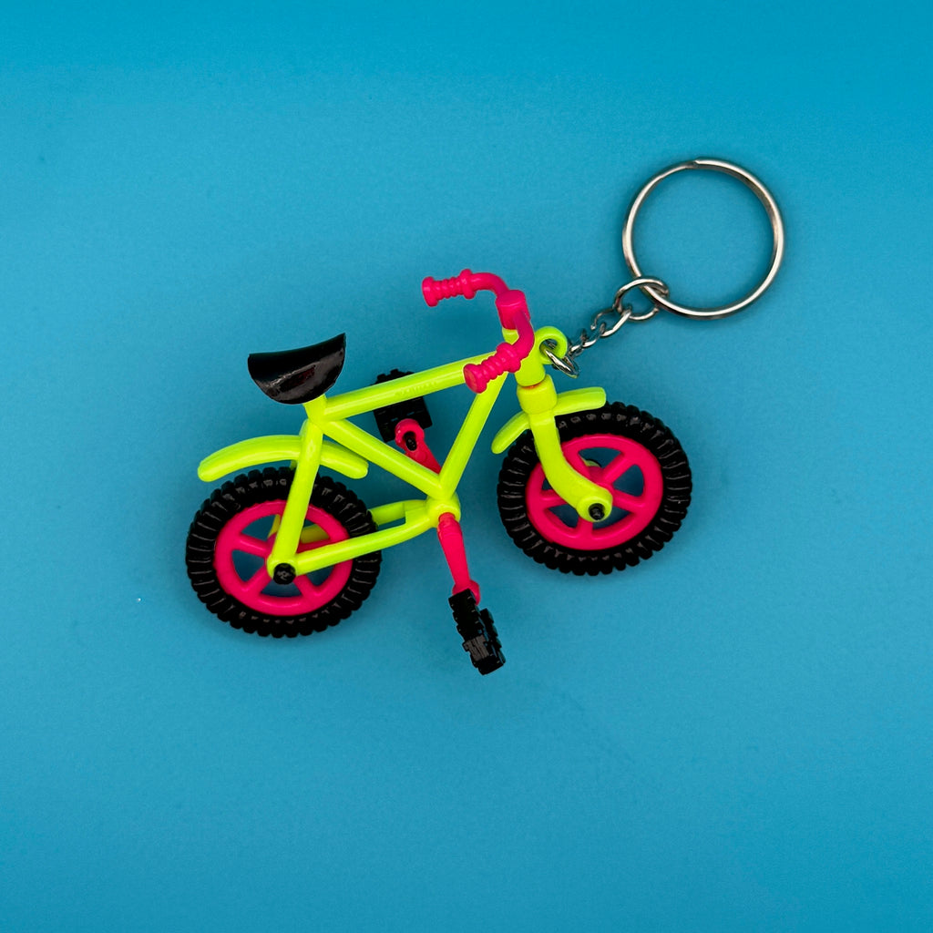 Vintage 80's Neon Colorful Retro Keychain Collection: You Pick