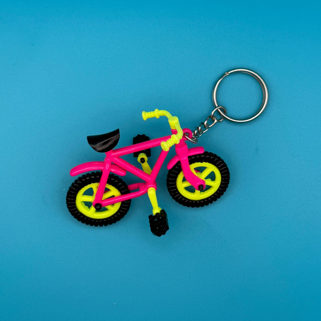 Vintage 80's Neon Colorful Retro Keychain Collection: You Pick