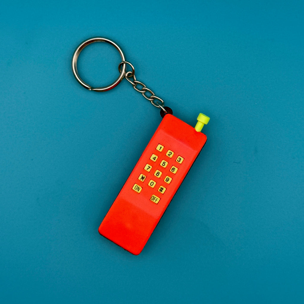 Vintage 80's Neon Colorful Retro Keychain Collection: You Pick