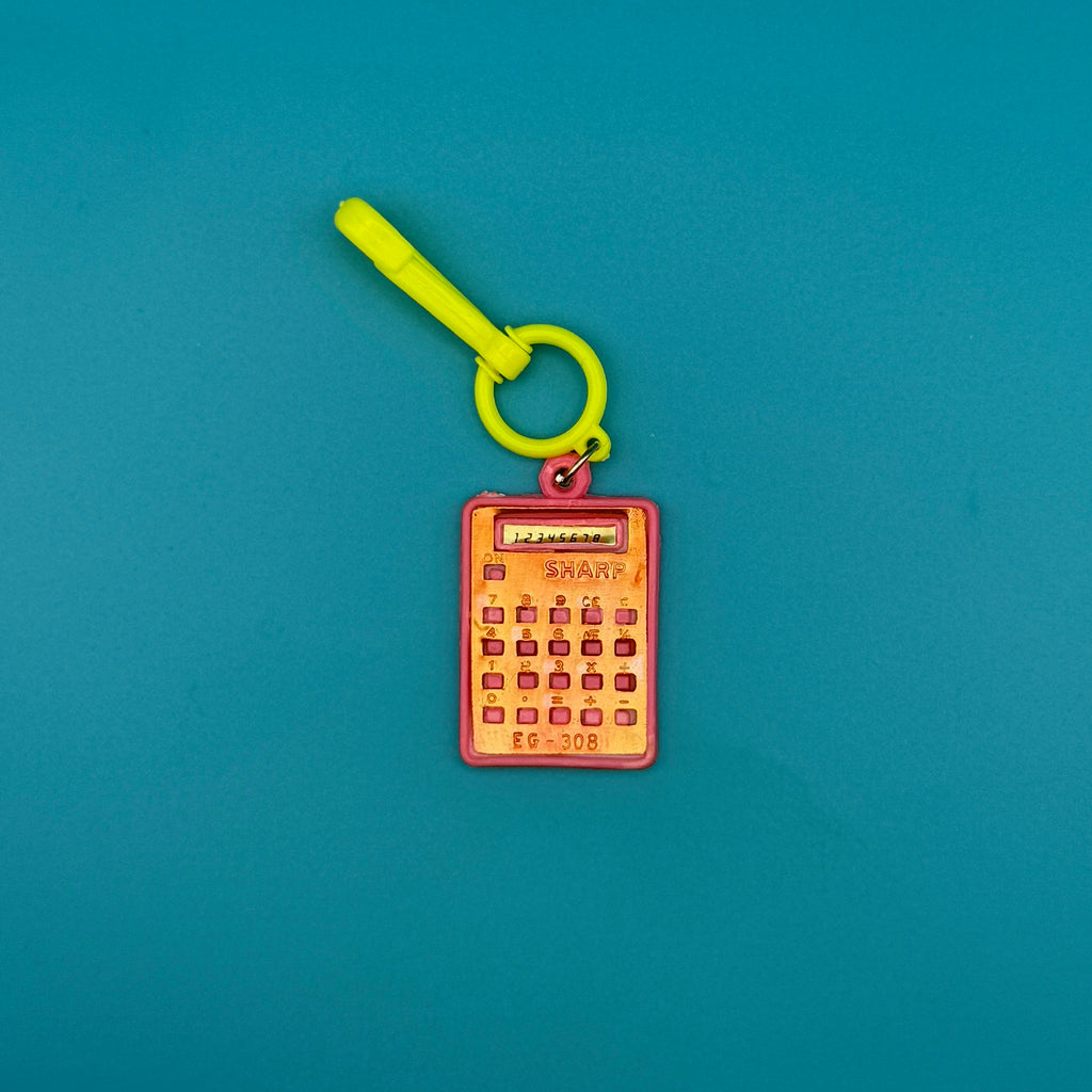 Vintage 80's Neon Colorful Retro Keychain Collection: You Pick