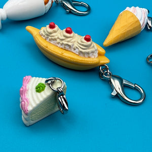 ‘90s Barbie Miniature Dessert  s: You Pick -  vintage keychain vintage charms for bag nostalgia vintage keychains y2k collectible - Bag Crap