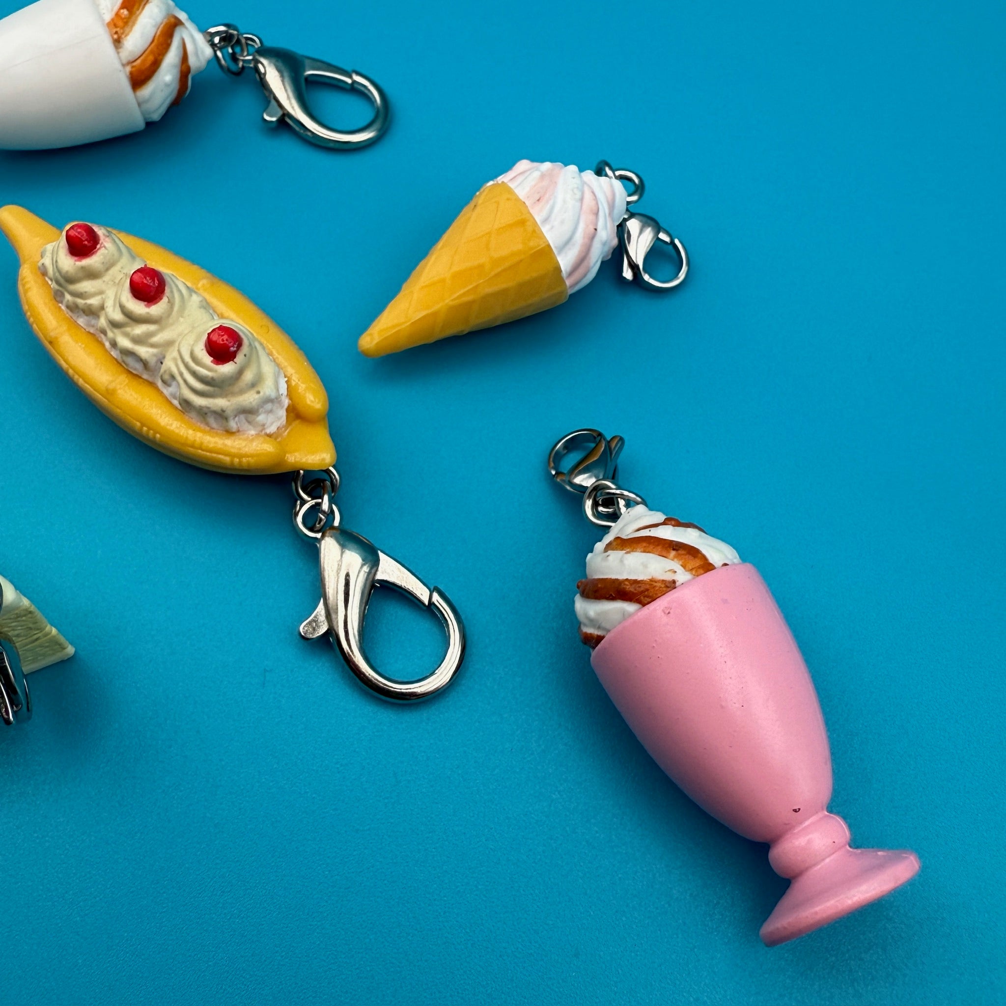 ‘90s Barbie Miniature Dessert  s: You Pick - barbie doll toy pink rare vintage keychain vintage charms for bag nostalgia vintage keychains y2k collectible - Bag Crap