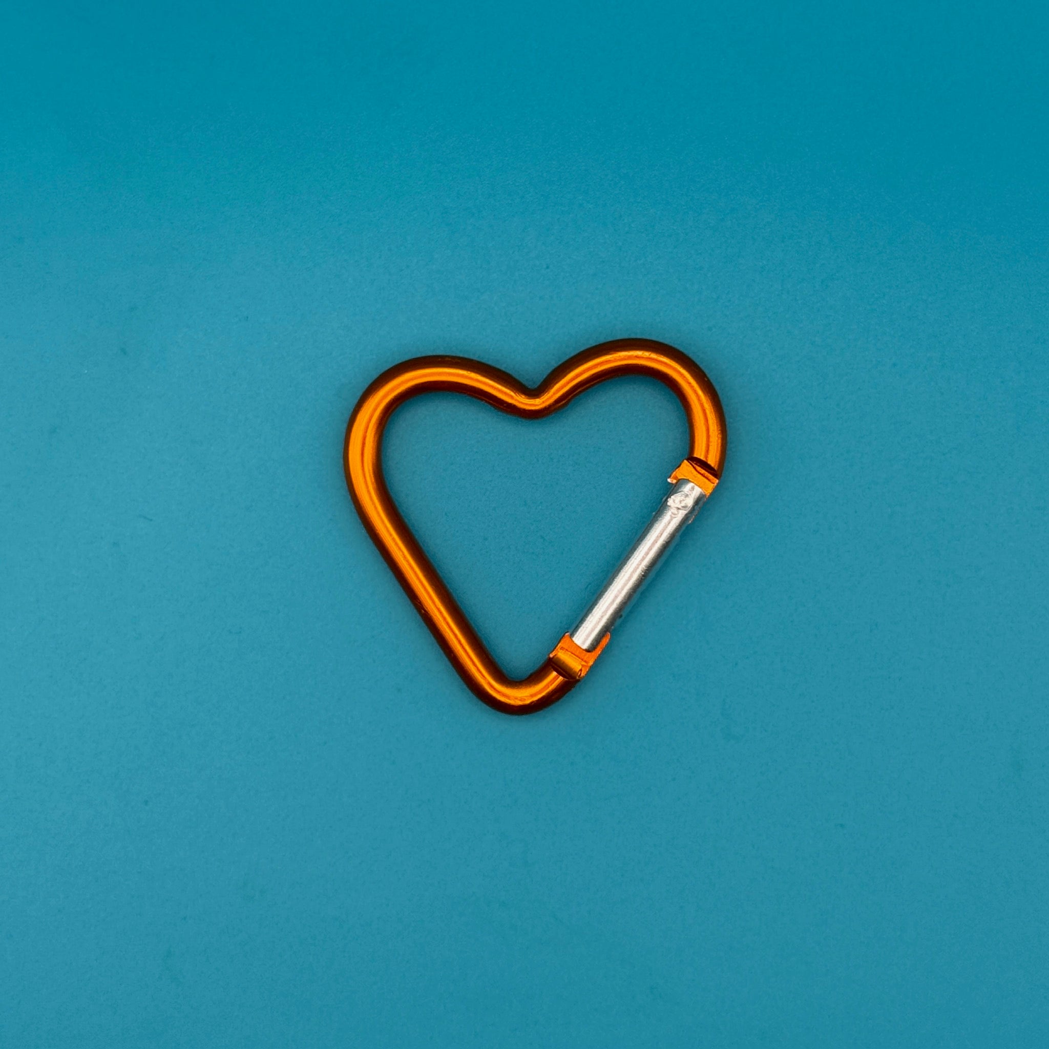 Rainbow Heart Shaped Metal Carabiner Clips: You Pick - clips carabiners charms keychains bag designer vintage keychain vintage charms for bag nostalgia vintage keychains y2k collectible - Bag Crap