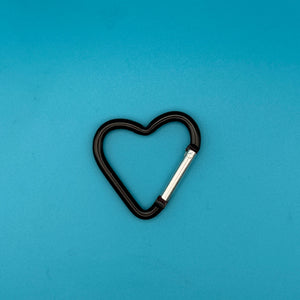 Rainbow Heart Shaped Metal Carabiner Clips: You Pick - clips carabiners charms keychains bag designer vintage keychain vintage charms for bag nostalgia vintage keychains y2k collectible - Bag Crap