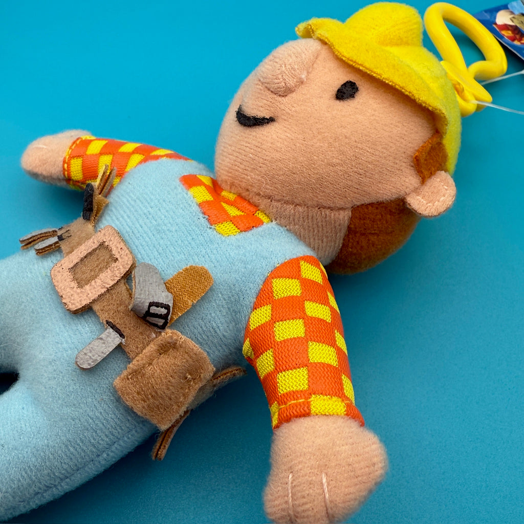 Vintage 2001 Bob the Builder Plush Coin Purse Charm