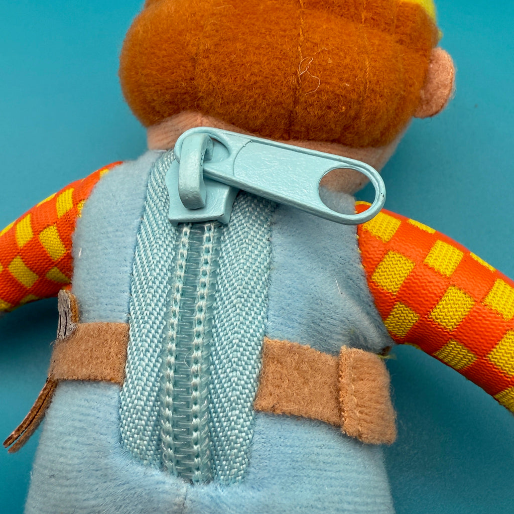 Vintage 2001 Bob the Builder Plush Coin Purse Charm